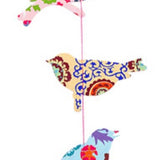 Suzani Print - Flock Of Birds - Paper Garland