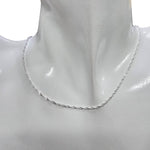 Italian Sterling Silver Chain Necklace - 18'' - Sugar River Shoppe