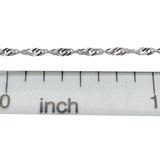 Italian Sterling Silver Chain Necklace - 18'' - Sugar River Shoppe