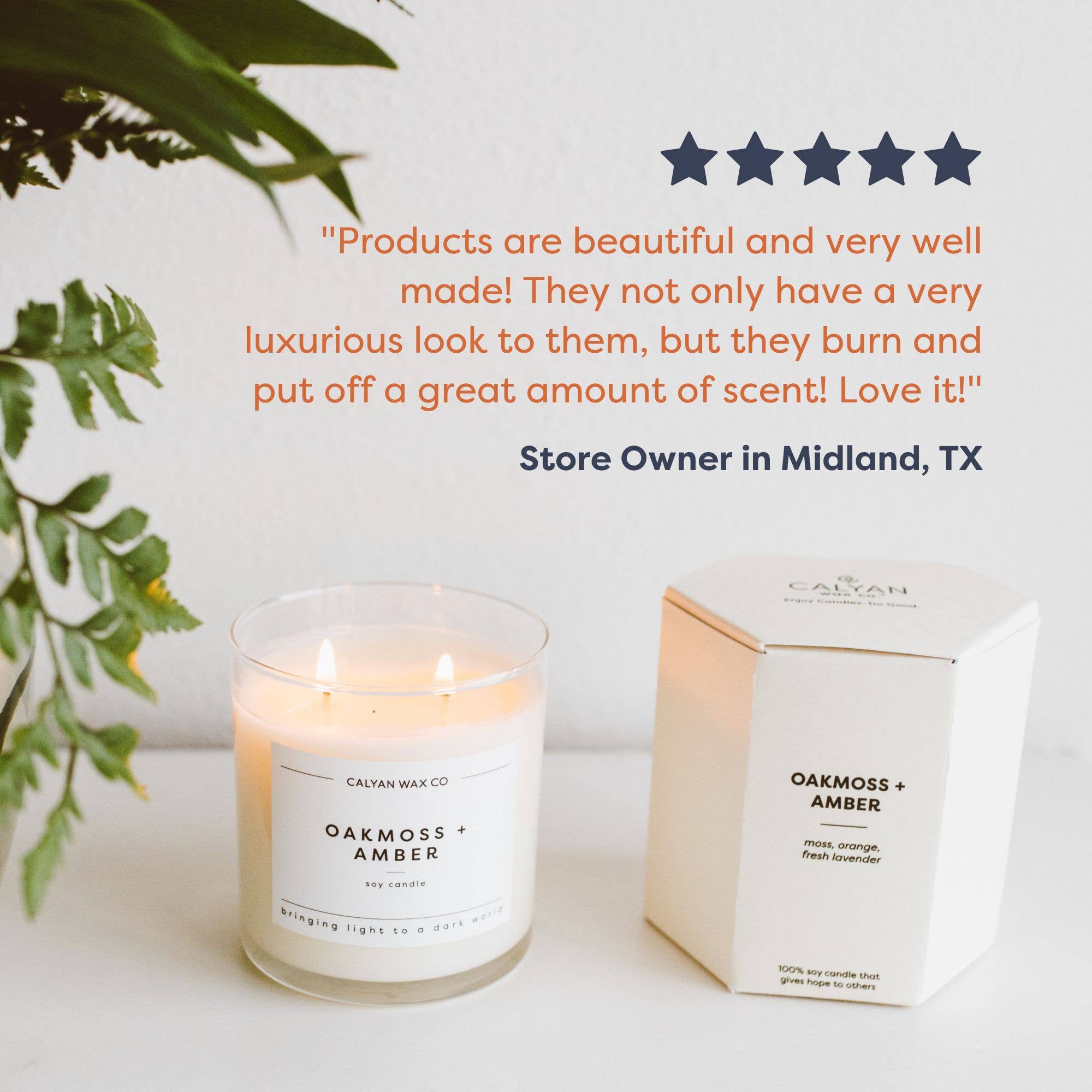Aspen + Fog - Glass Tumbler Soy Candle - Sugar River Shoppe
