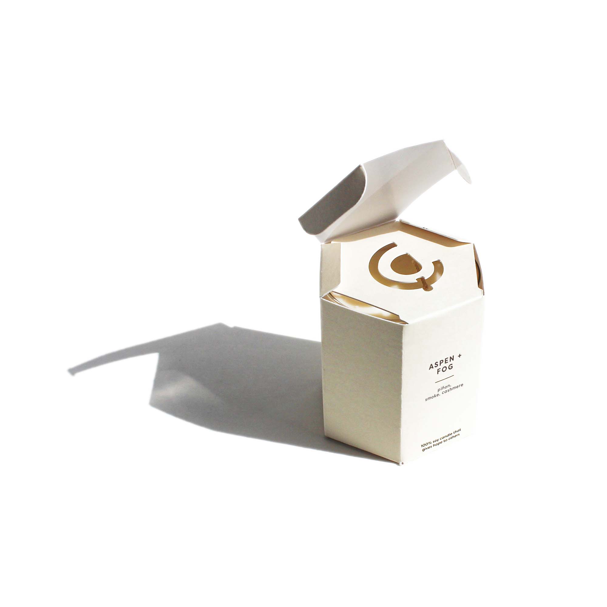 Aspen + Fog - Glass Tumbler Soy Candle - Sugar River Shoppe