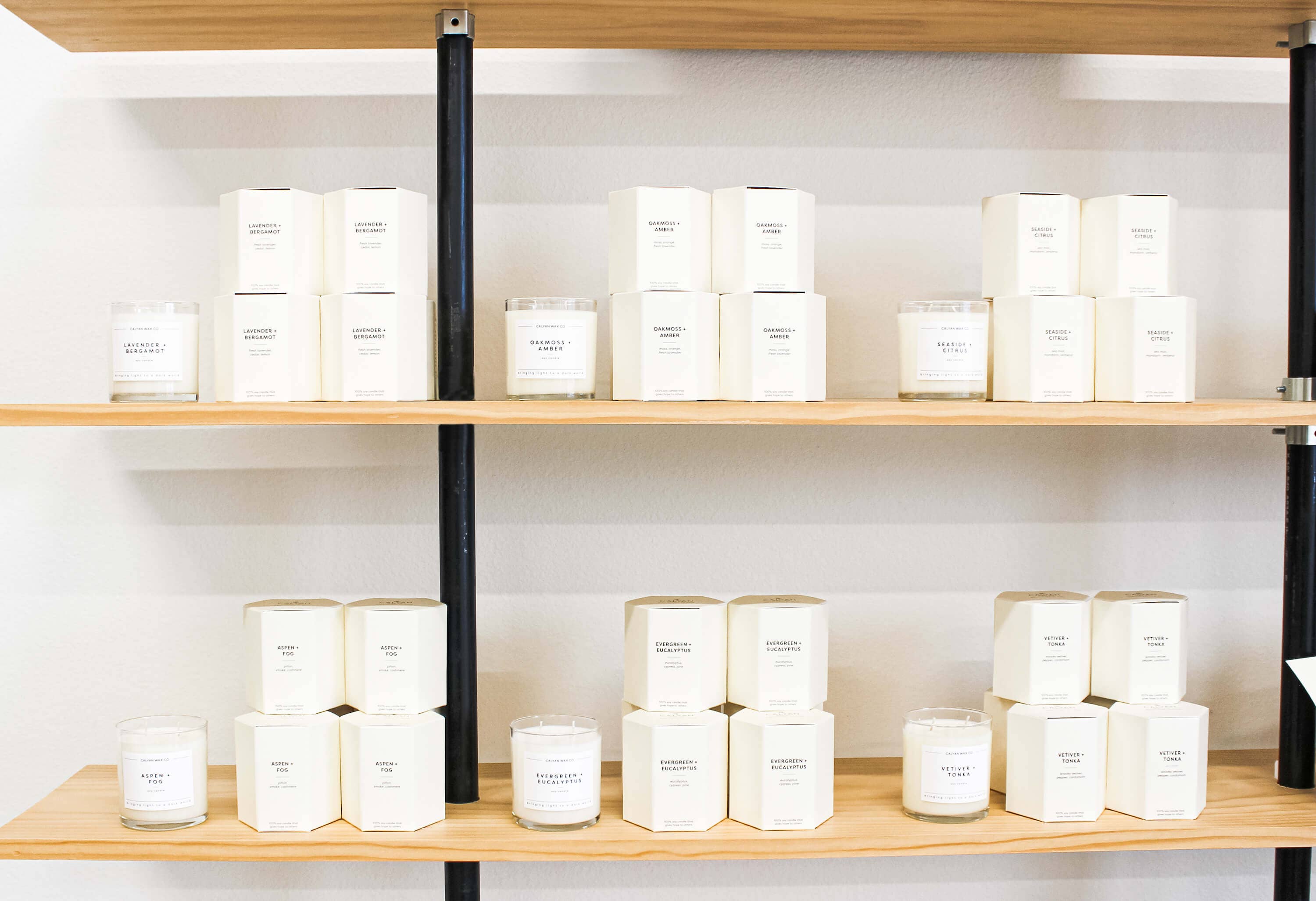 Aspen + Fog - Glass Tumbler Soy Candle - Sugar River Shoppe