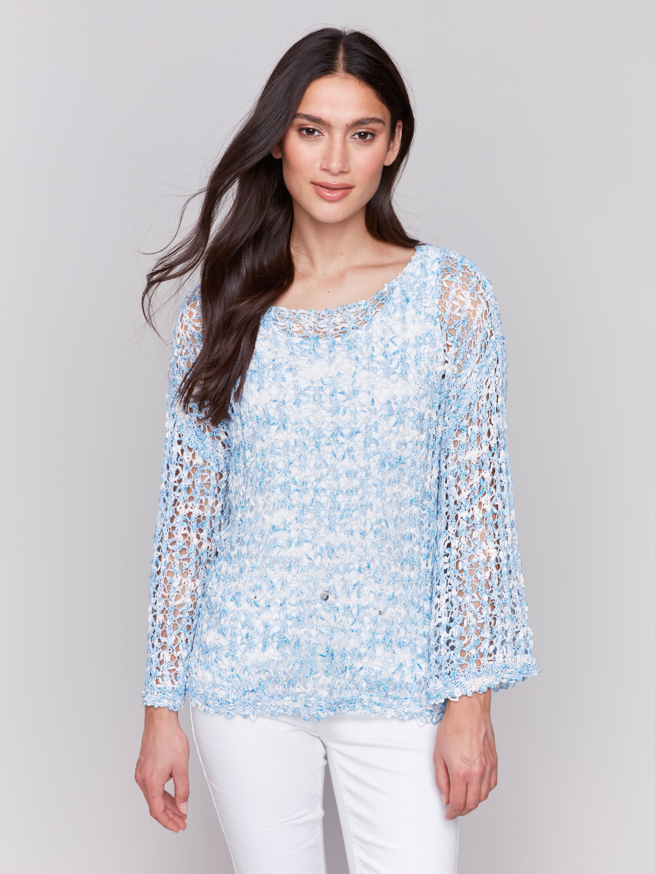 Tape Yarn Sweater - Sugar River Shoppe