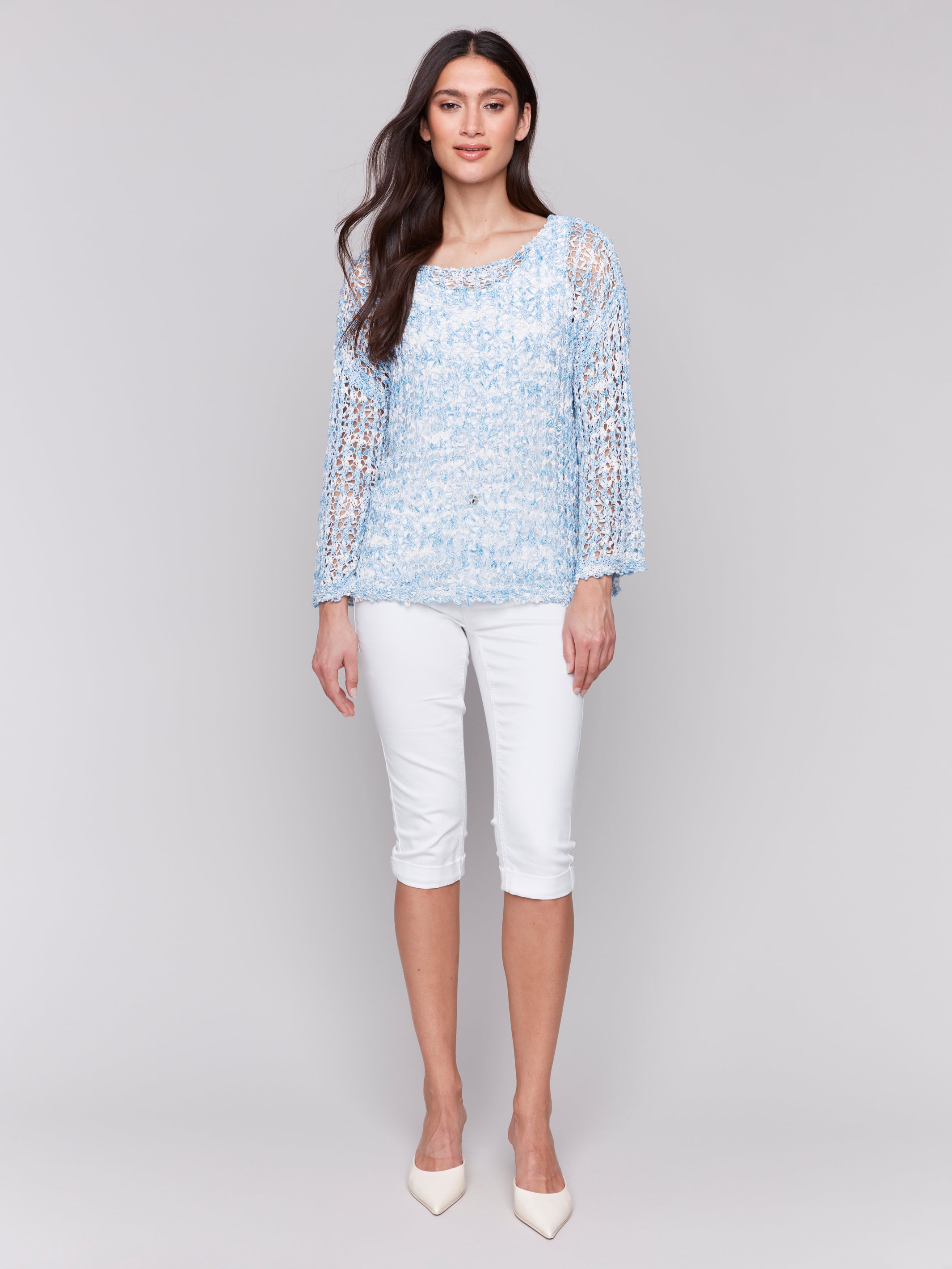 Tape Yarn Sweater - Sugar River Shoppe