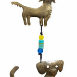 Two Sporty Dogs/Beads & Bell