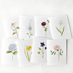 Assorted garden flowers notecard set - Sugar River Shoppe