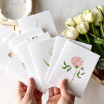 Assorted garden flowers notecard set - Sugar River Shoppe
