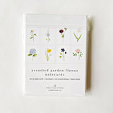 Assorted garden flowers notecard set - Sugar River Shoppe