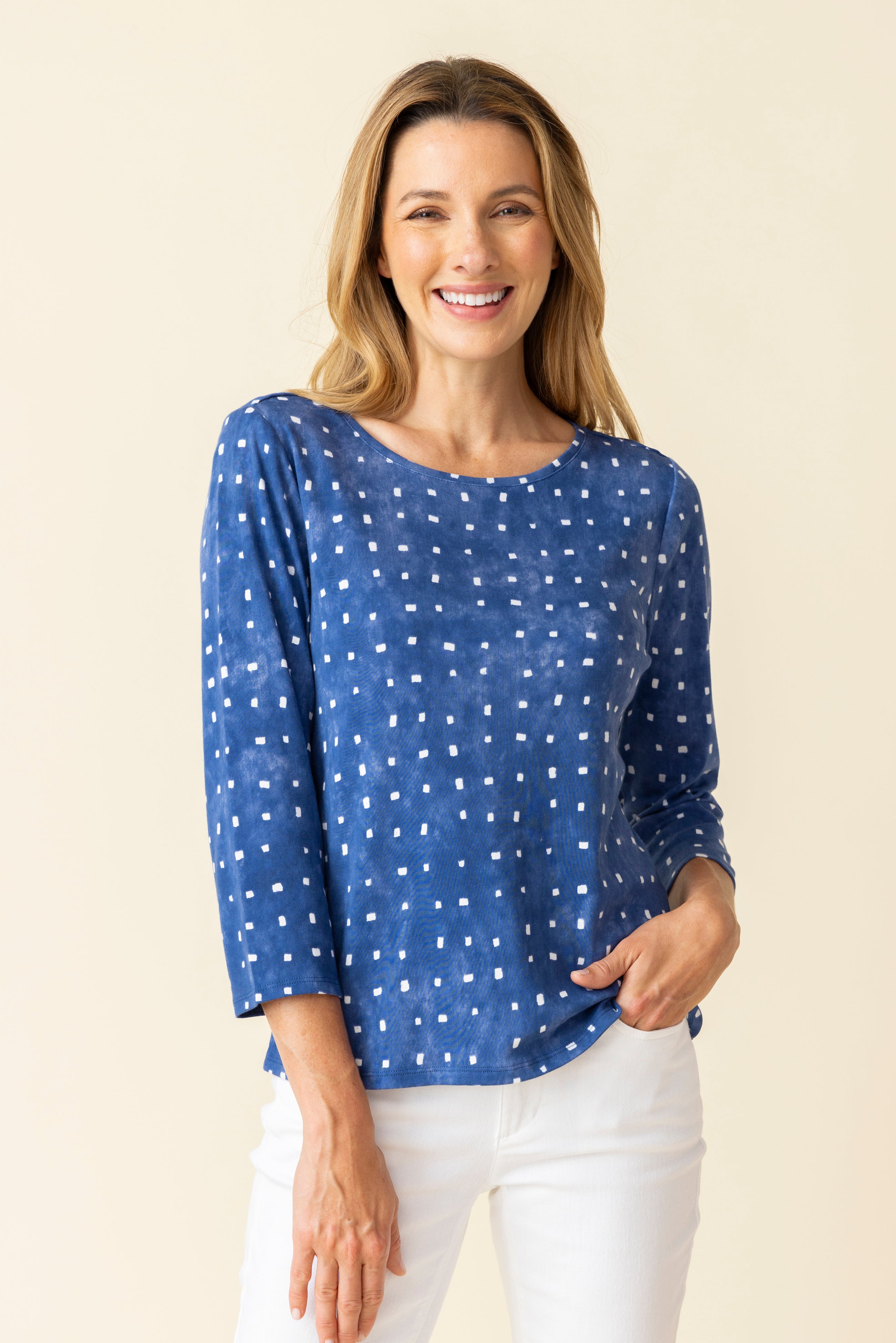 Cozy Rib Tile Everyday Tee - Sugar River Shoppe