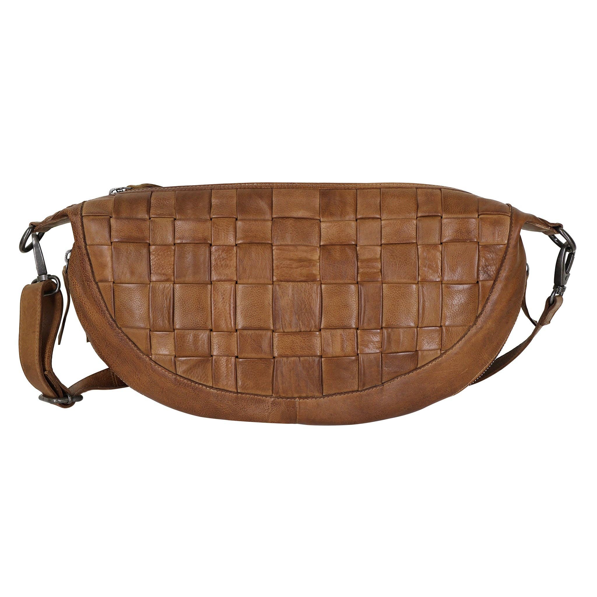 Colbie Handcrafted Leather Sling/Crossbody Bag - Sugar River Shoppe