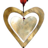 Double The Love!- Hearts Windchime - Sugar River Shoppe