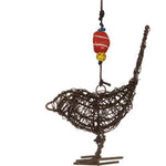 Tail Up Wire Bird Windchime - Sugar River Shoppe