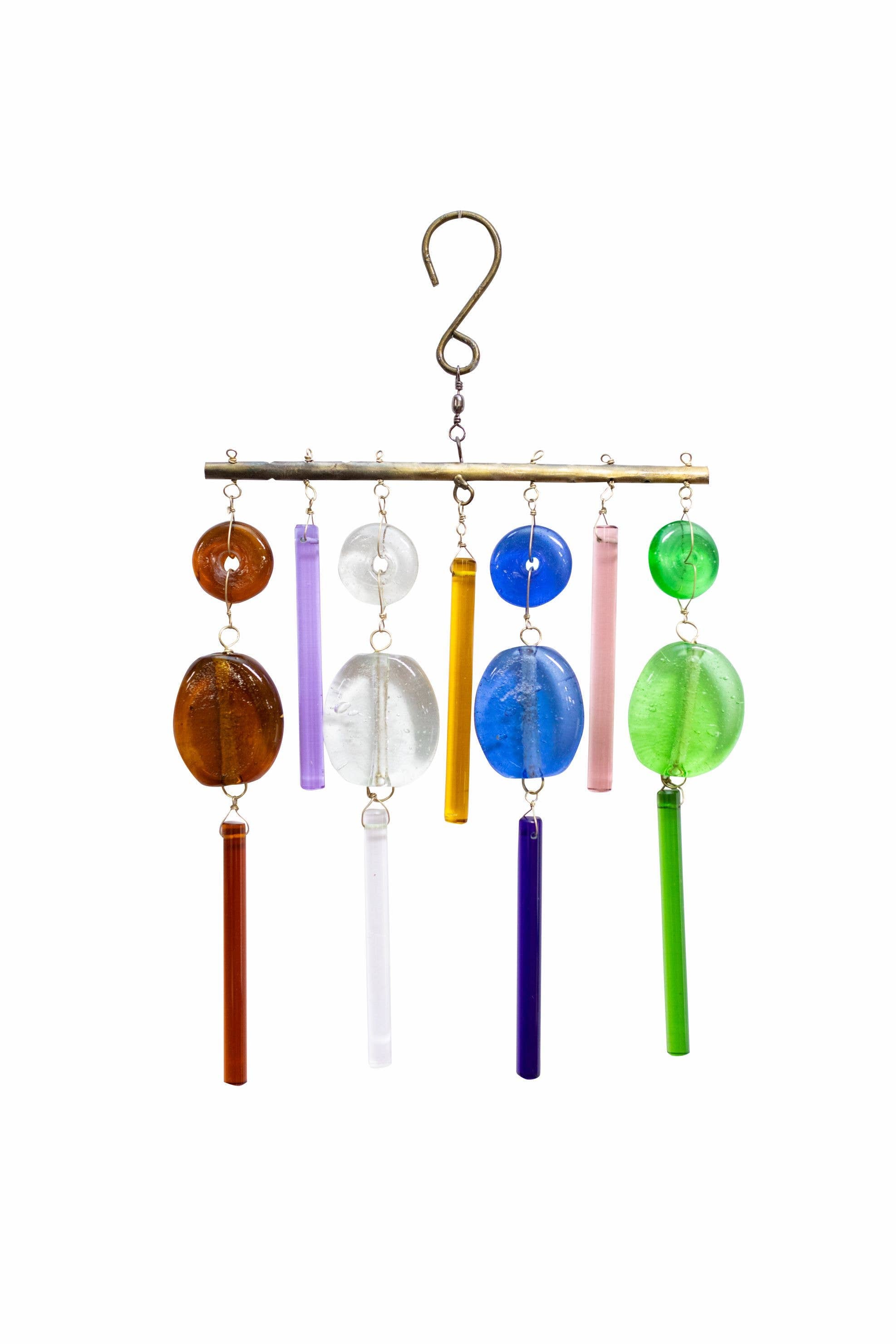 The Mix Of Glass Windchime - Sugar River Shoppe