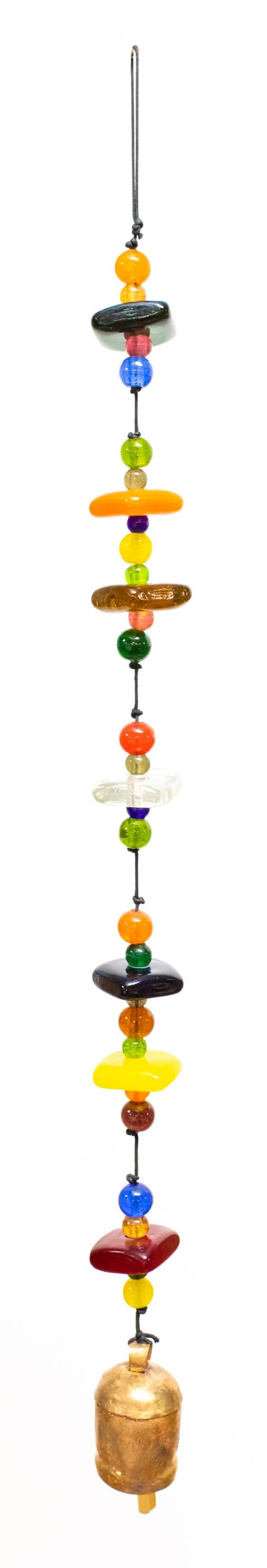 The Square Dance - Beads & Bell Windchime - Sugar River Shoppe