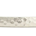 Textured Silver Bracelet - Medium - Sugar River Shoppe