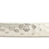 Textured Silver Bracelet - Medium - Sugar River Shoppe