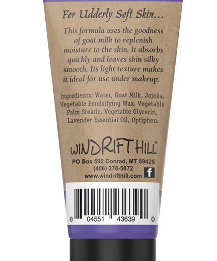 Montana Huckleberry Goat Milk Lotion Tube - Sugar River Shoppe