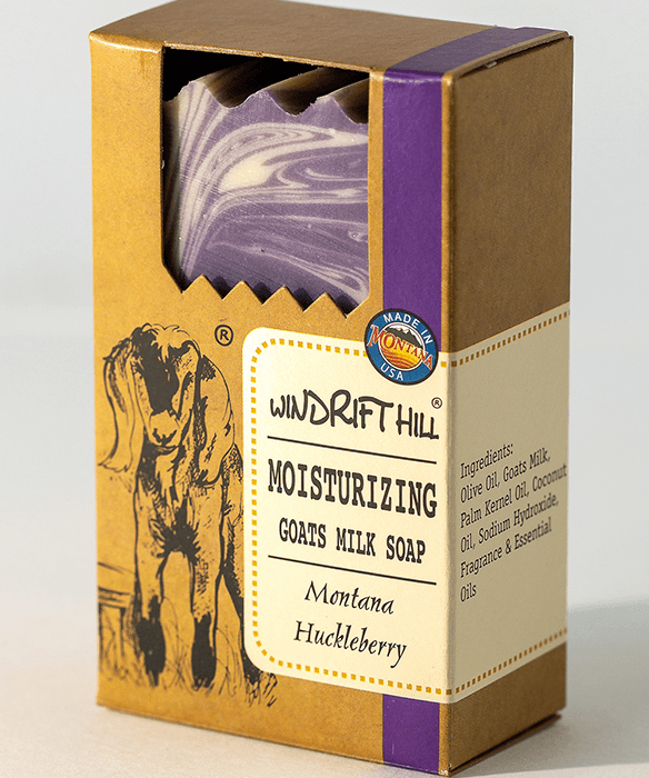 Montana Huckleberry Goat Milk Soap - Sugar River Shoppe