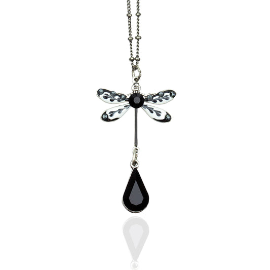 Libella Crystal Dragonfly Necklace