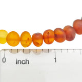 Matte Multi Color Amber Beaded Bracelet