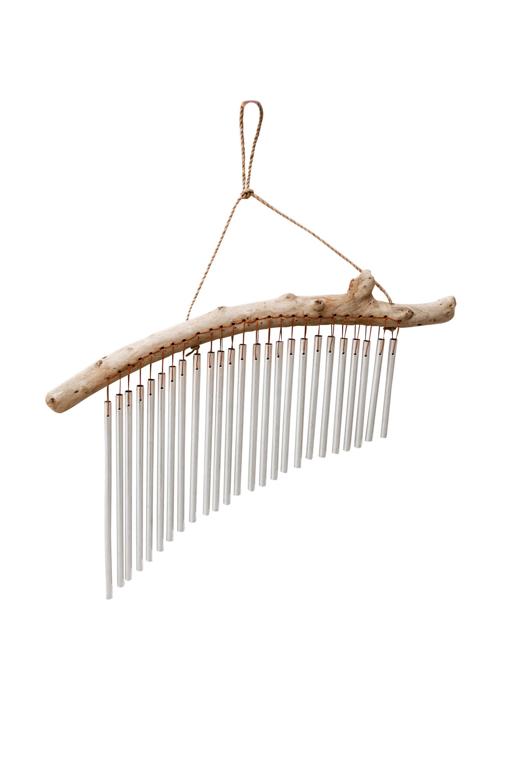 Aluminium Rods On Driftwood