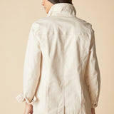 The Longline Stretch Denim Jacket