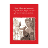 Buy My Own Gifts Holiday Card
