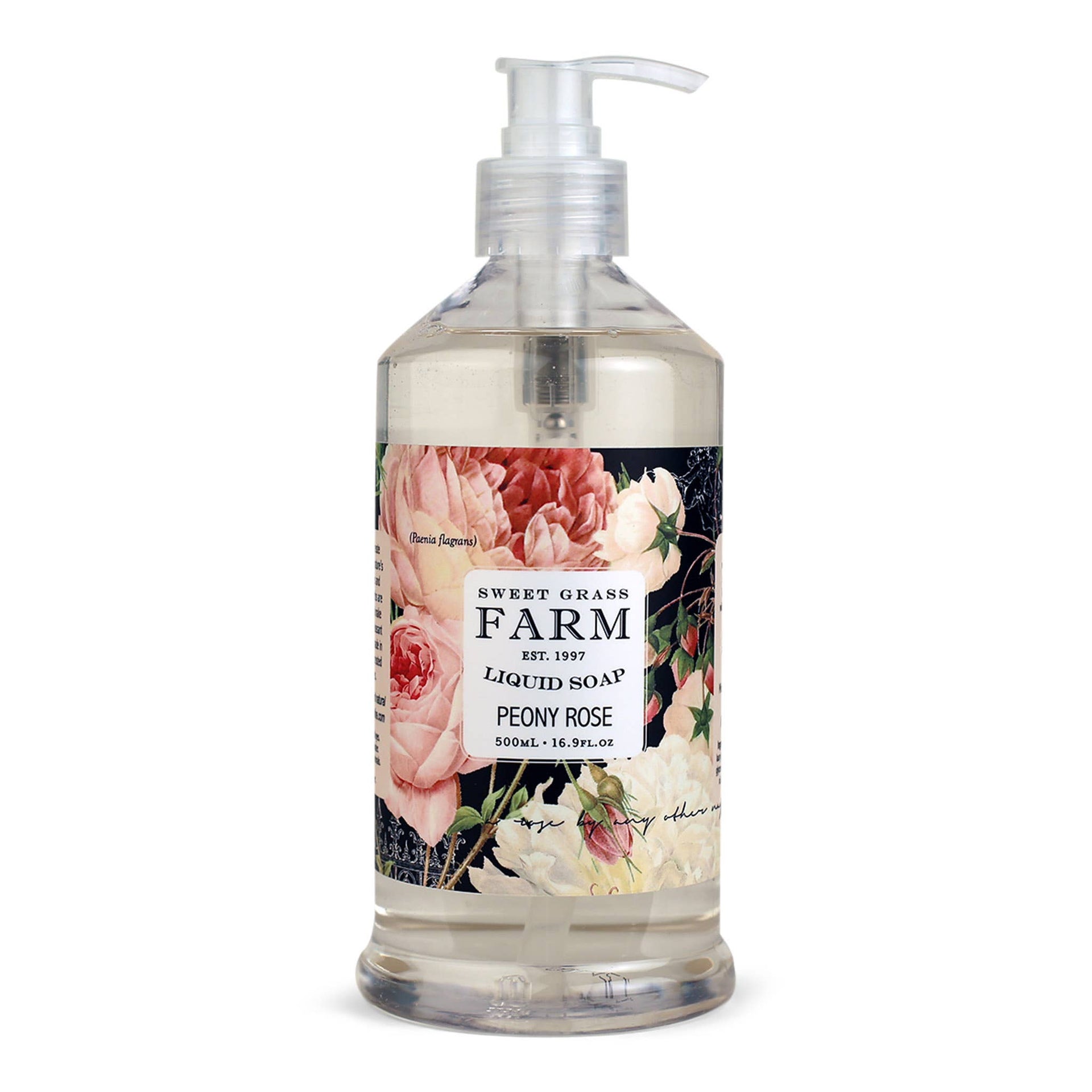 Liquid Soap with Wildflower Extracts: Peony Rose