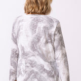 Peruvian Cotton Ocean Marble Hi-Lo Tee