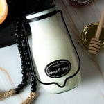 14 oz Milkbottle Candle: Tobacco & Honey - Milkhouse Candle Company - 849564011967 - Sugar River Shoppe - 