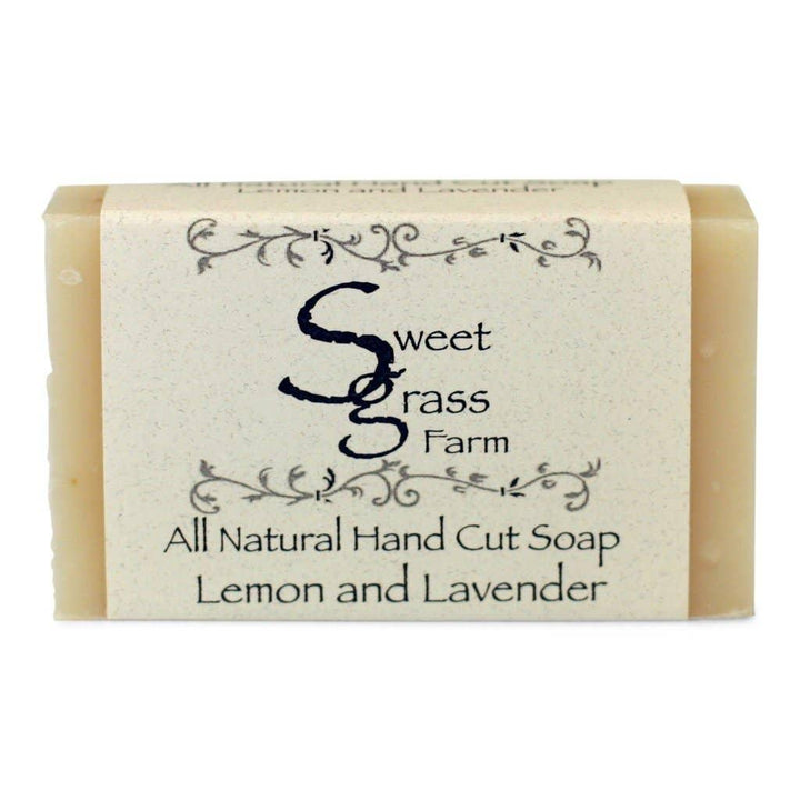 Handcut Bar Soap: Lemon & Lavender - Sugar River Shoppe