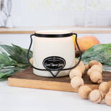 16 oz Butter Jar Candle: Sweet Tobacco Leaves - Milkhouse Candle Company - 849564007410 - Sugar River Shoppe - 