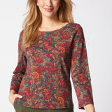 Cozy Rib Paisley Everyday Tee