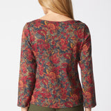 Cozy Rib Paisley Everyday Tee