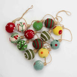 Garland - Embroidered Christmas Balls