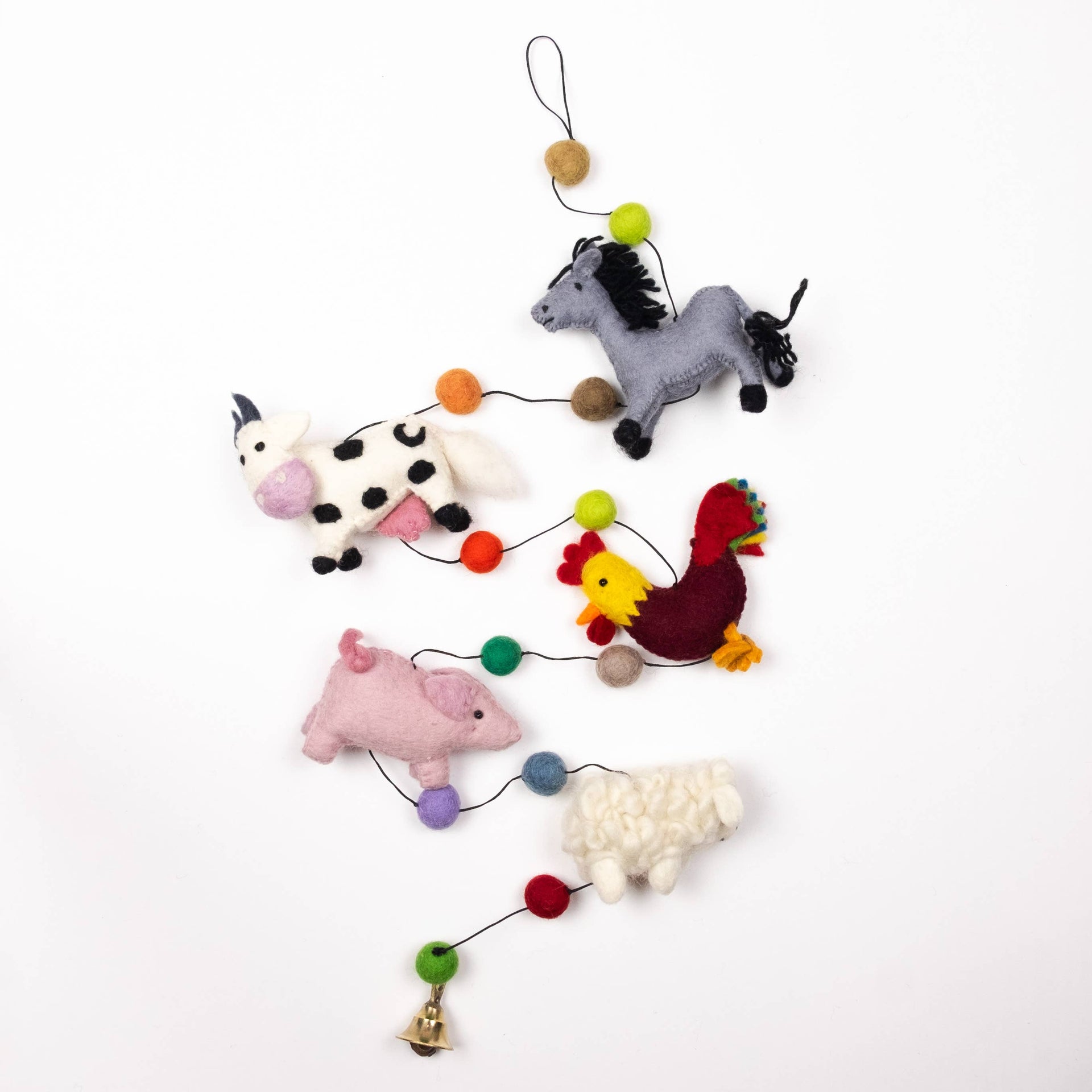 Felt Garland - Farm Animals