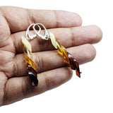 Multi-Color Amber Rainbow Earrings