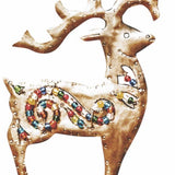 A Beaded Reindeer/Beads & Bell