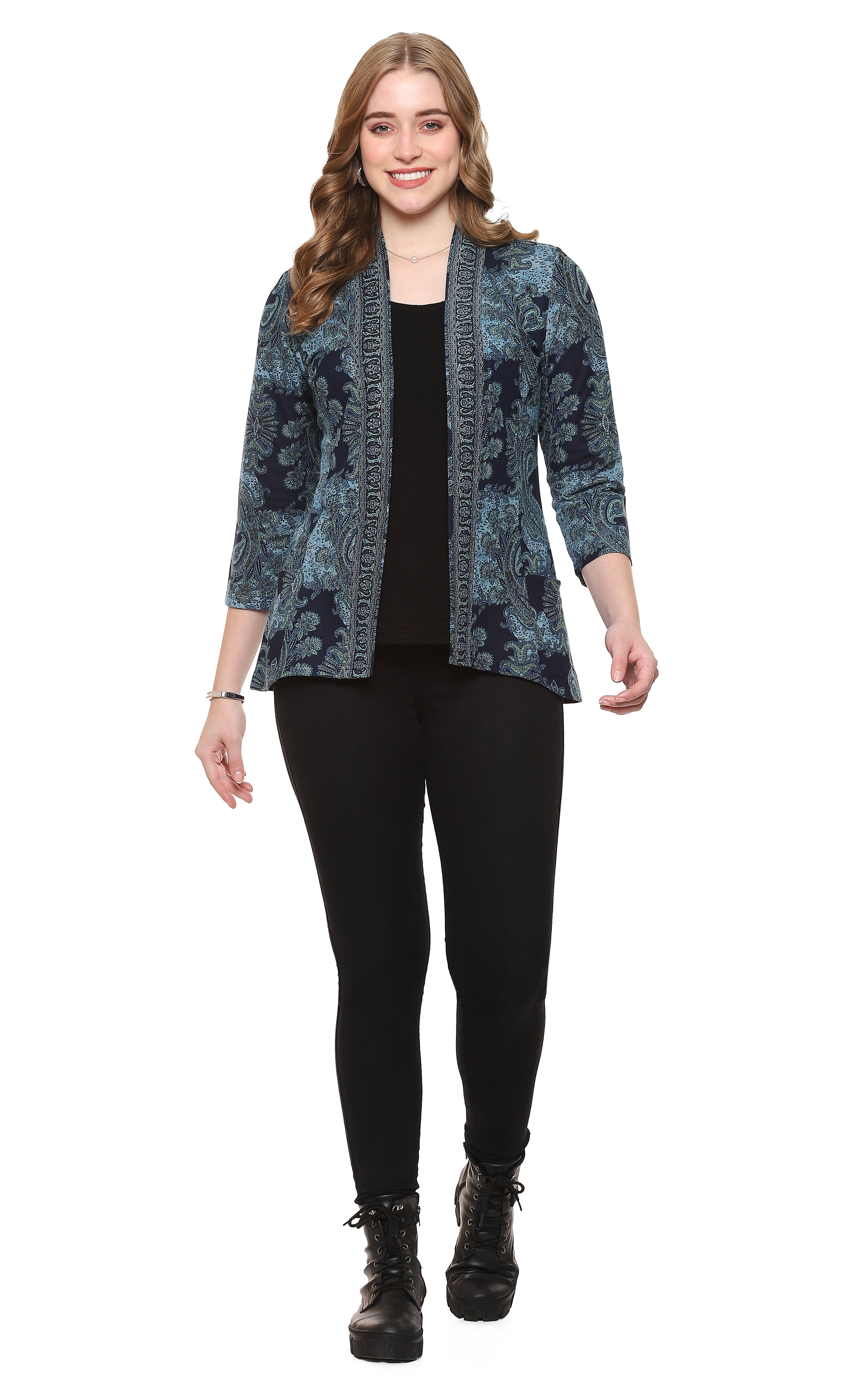 Parsley and Sage Effie Open Front Jacket