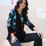 Bebe V-Neck Top - Sugar River Shoppe