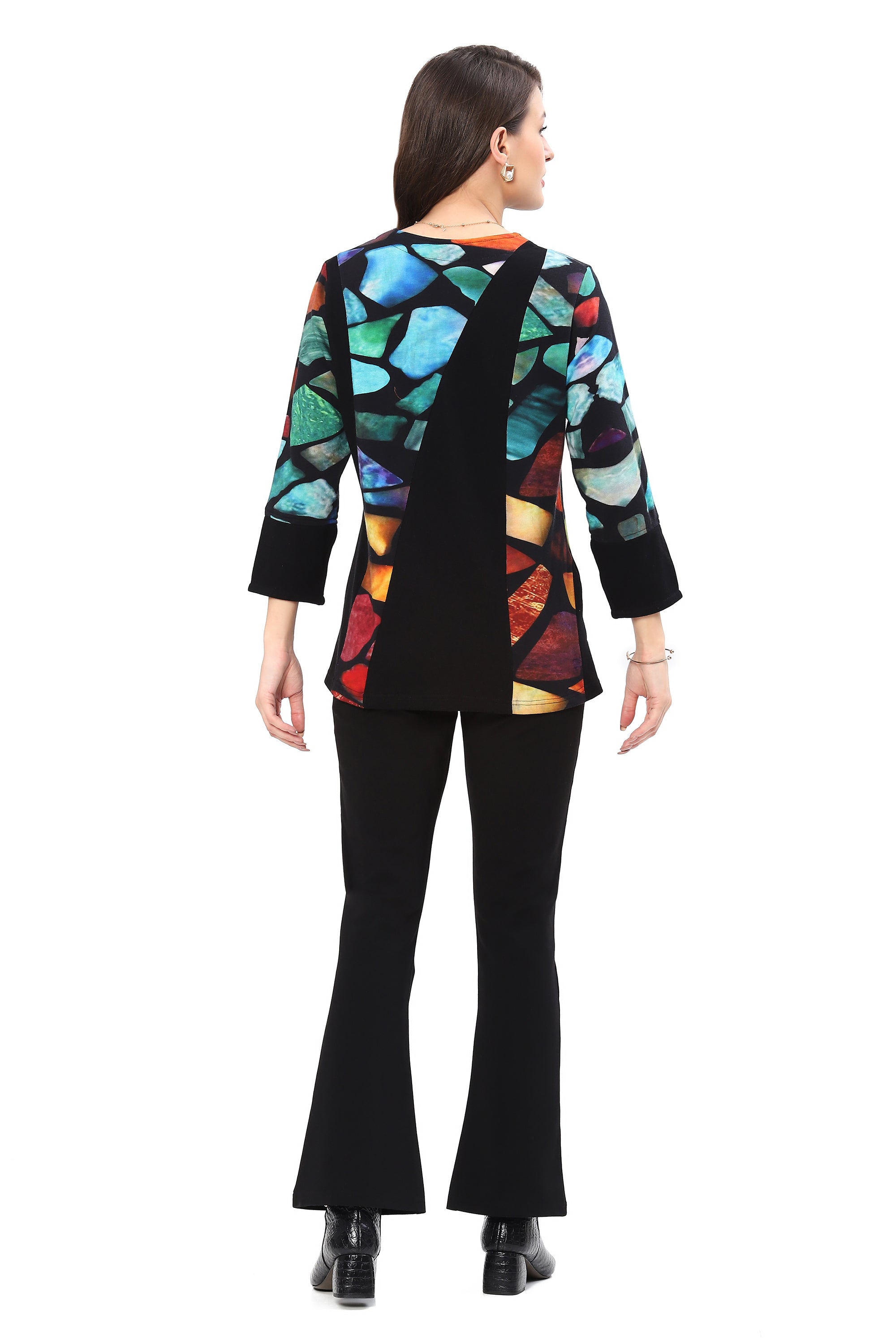 Bebe V-Neck Top - Sugar River Shoppe