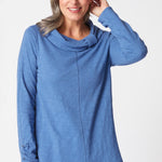 Cotton Pebble Cowl Tunic - Sugar River Shoppe