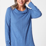 Cotton Pebble Cowl Tunic - Sugar River Shoppe
