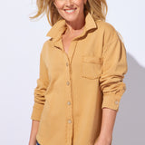 Color Wash Terry Anywhere Shacket