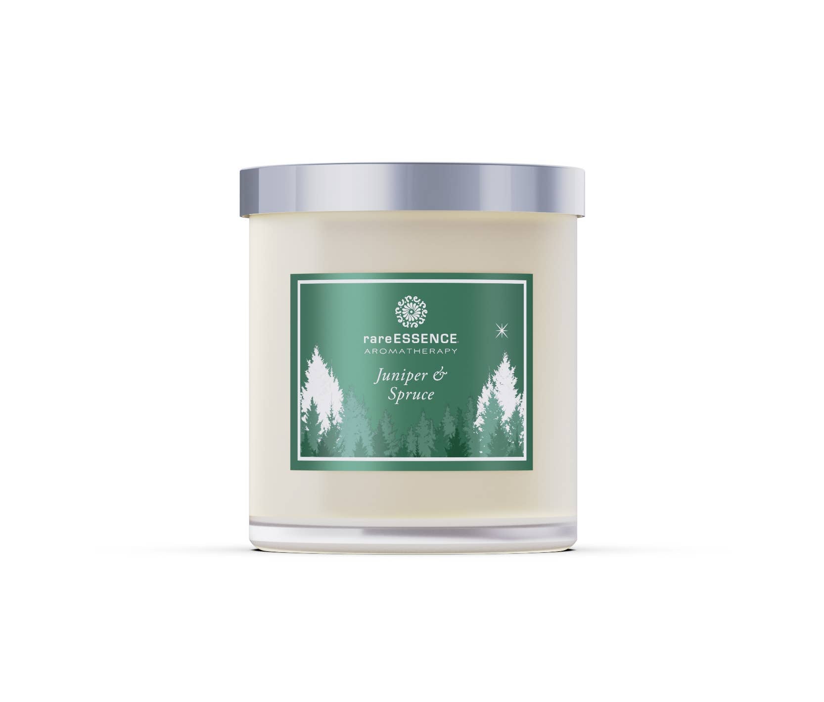 Juniper & Spruce Frosted - Soy Wax  Candle - Frosted