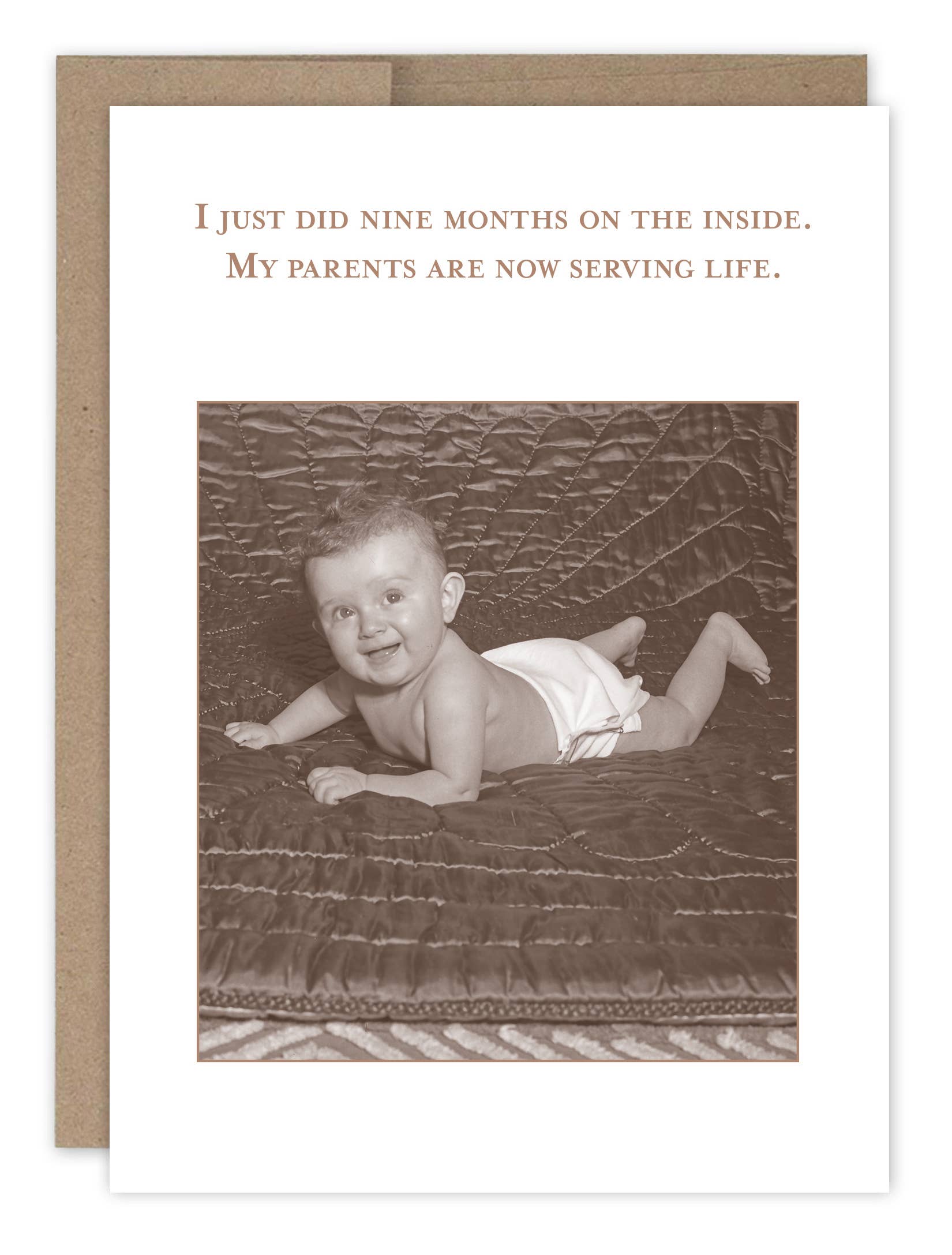 Nine Months Baby Card