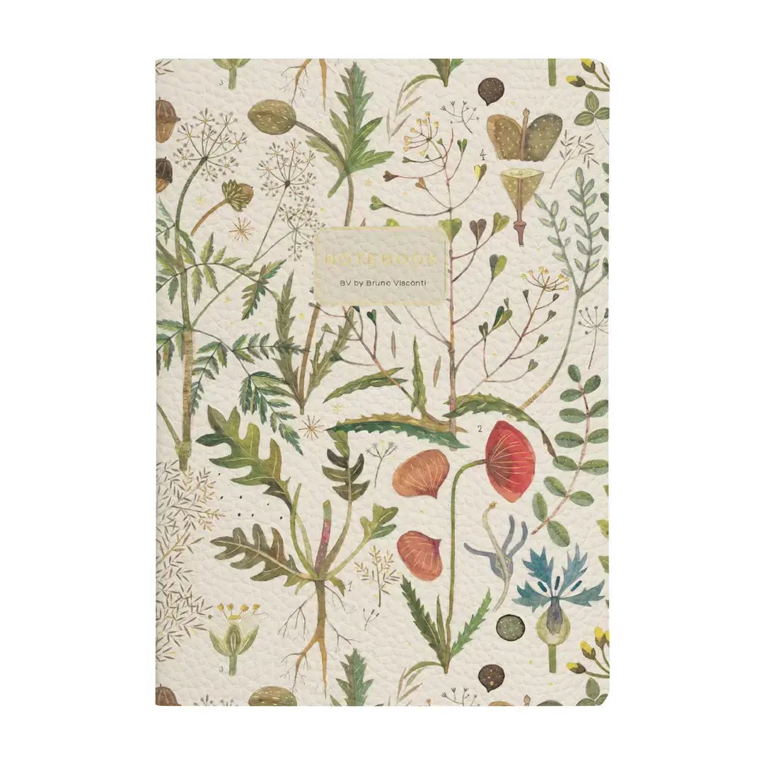 3 Piece Gift Set Greens and Flowers 2 Notebooks + Monaco Pen - BV by Bruno Visconti - 5056498466595 - Sugar River Shoppe - 