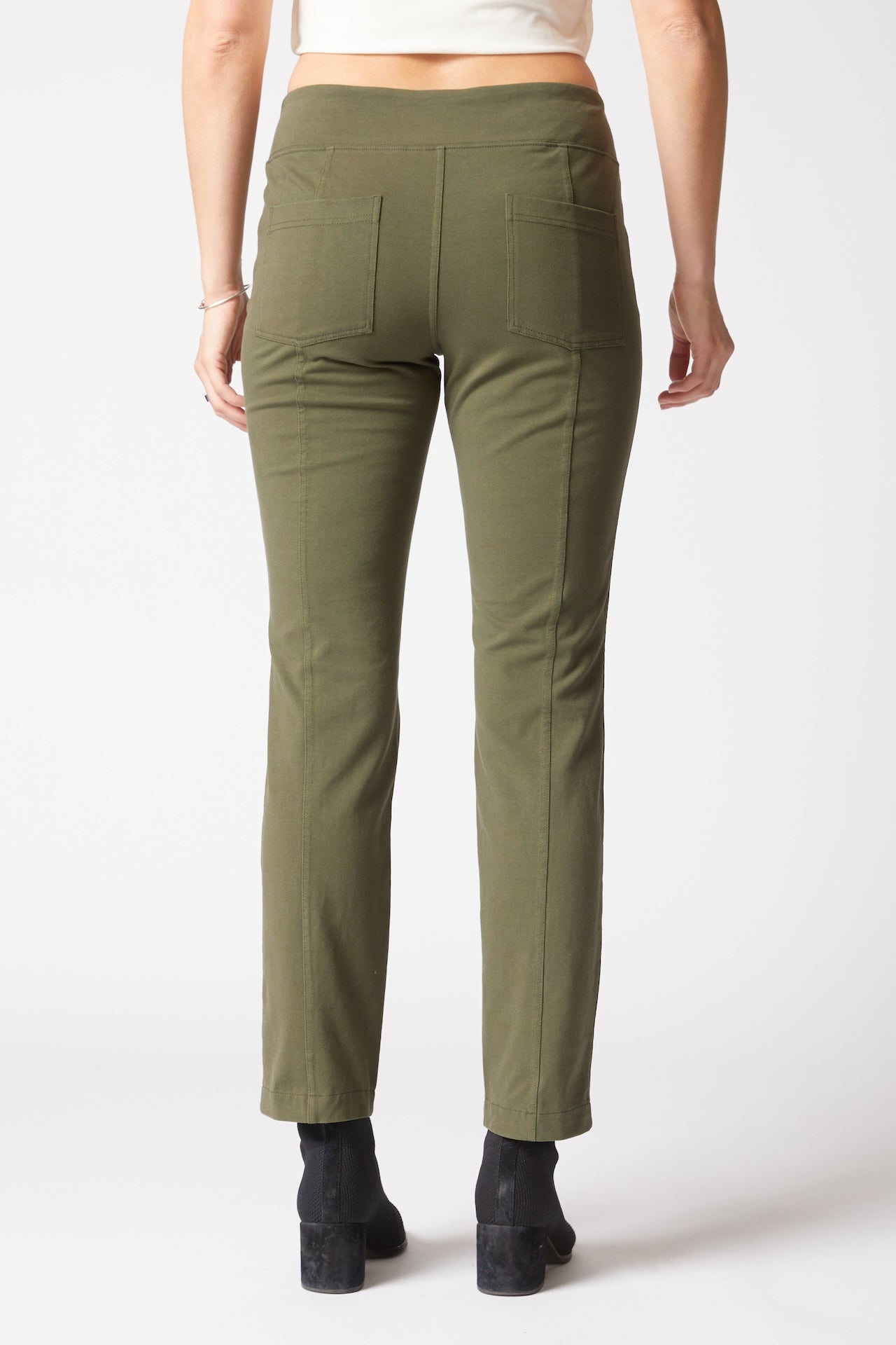 Stonewash Cotton Seamed Pocket Pant - Sugar River Shoppe