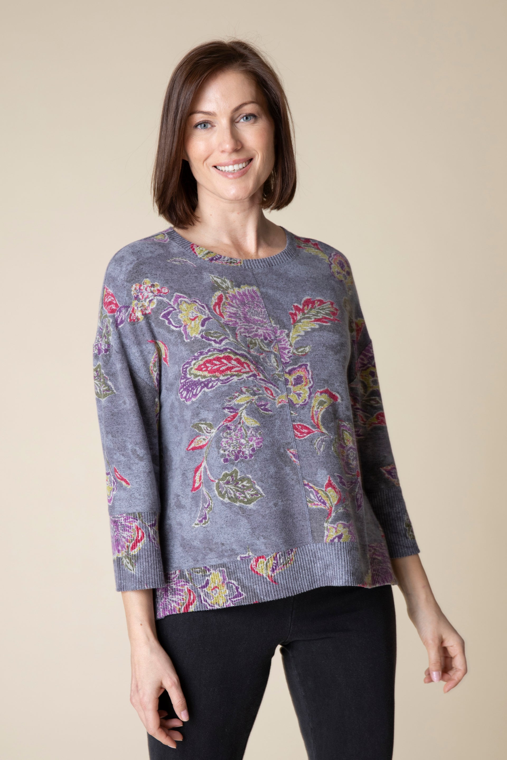 Supersoft Fleece Vintage Garden Pullover