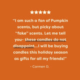 Pumpkin + Spices - 3 Wick Clear Glass Tumbler Soy Candle